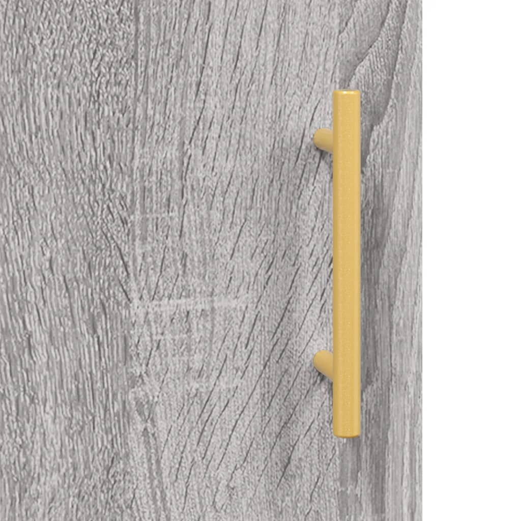 Sideboard Grau Sonoma 34,5x34x90 cm Holzwerkstoff