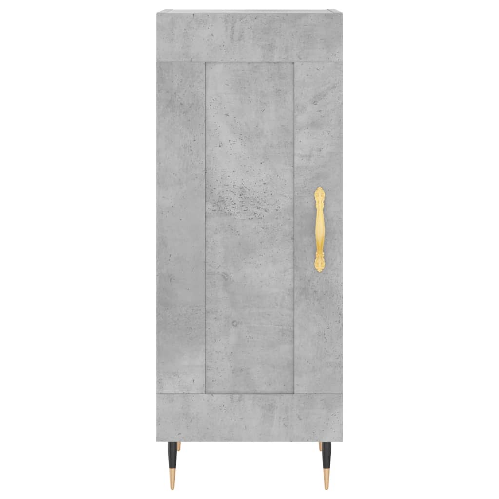 Sideboard Betongrau 34,5x34x90 cm Holzwerkstoff