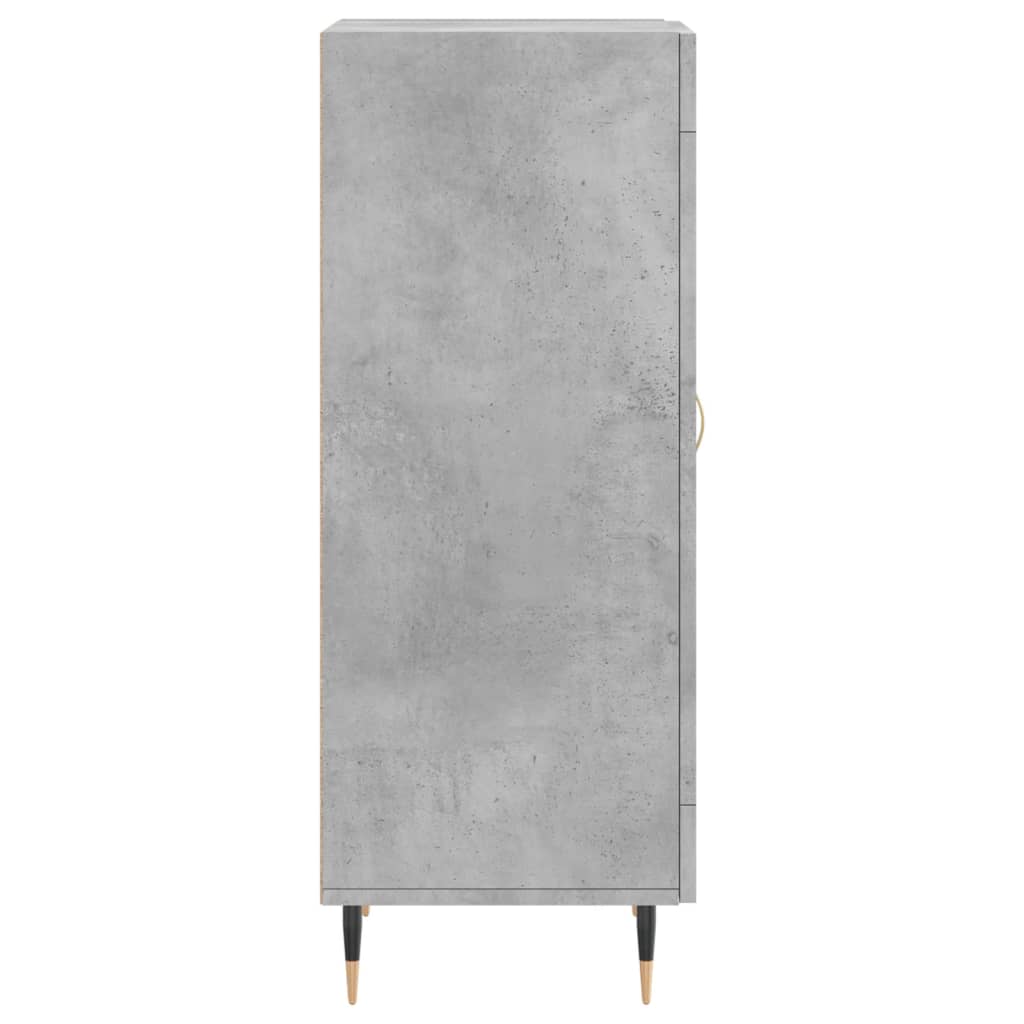 Sideboard Betongrau 34,5x34x90 cm Holzwerkstoff