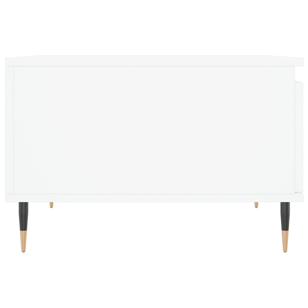 Coffee Table White 55x55x36.5 cm Wood Material