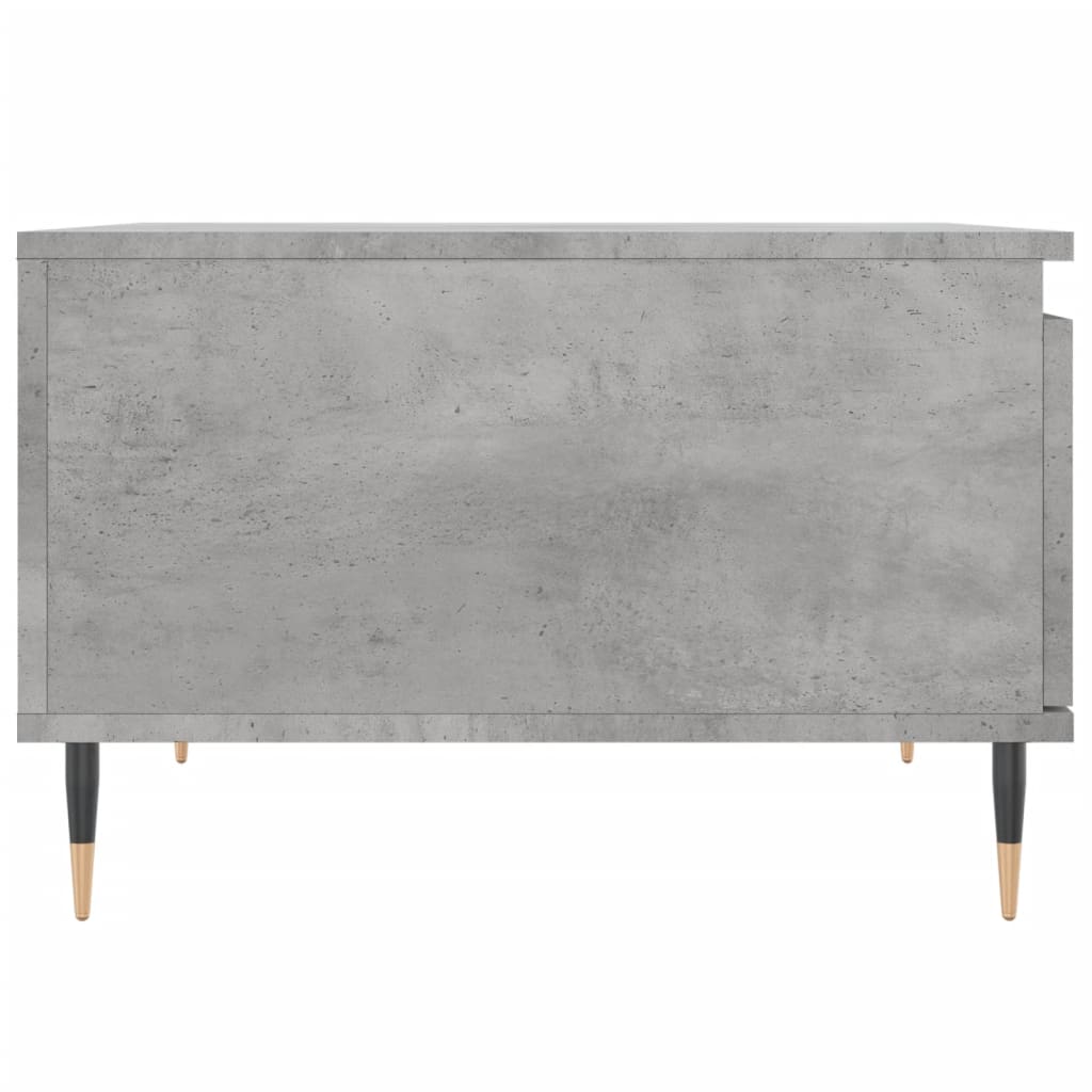 Table basse gris béton 55x55x36,5 cm en bois