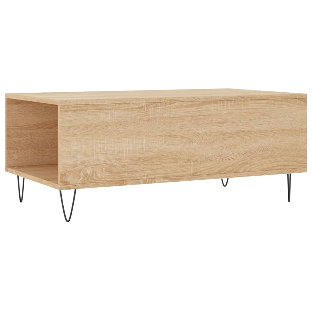 Table basse chêne Sonoma 90x50x36,5 cm en bois