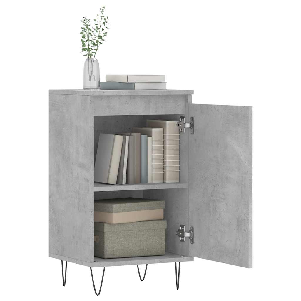 Sideboard Betongrau 40x35x70 cm Holzwerkstoff