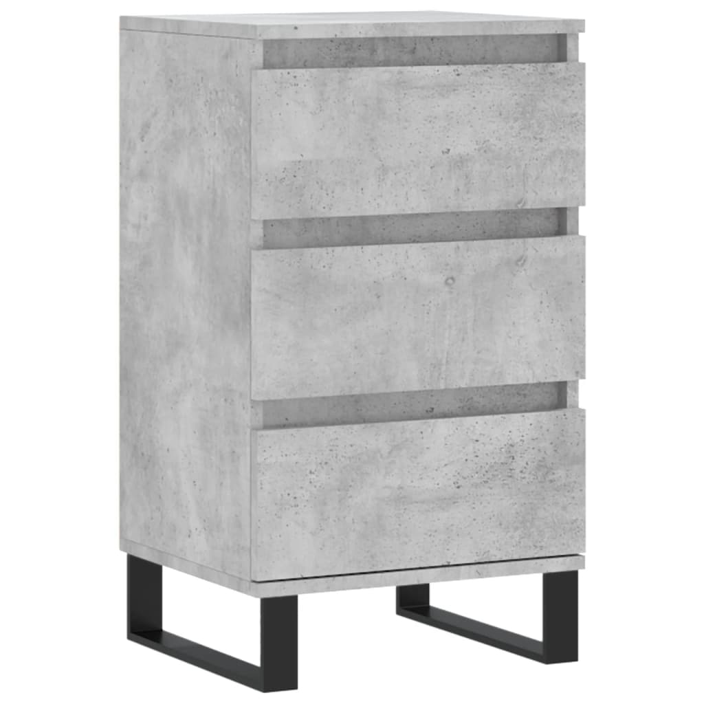 Sideboard Betongrau 40x35x70 cm Holzwerkstoff