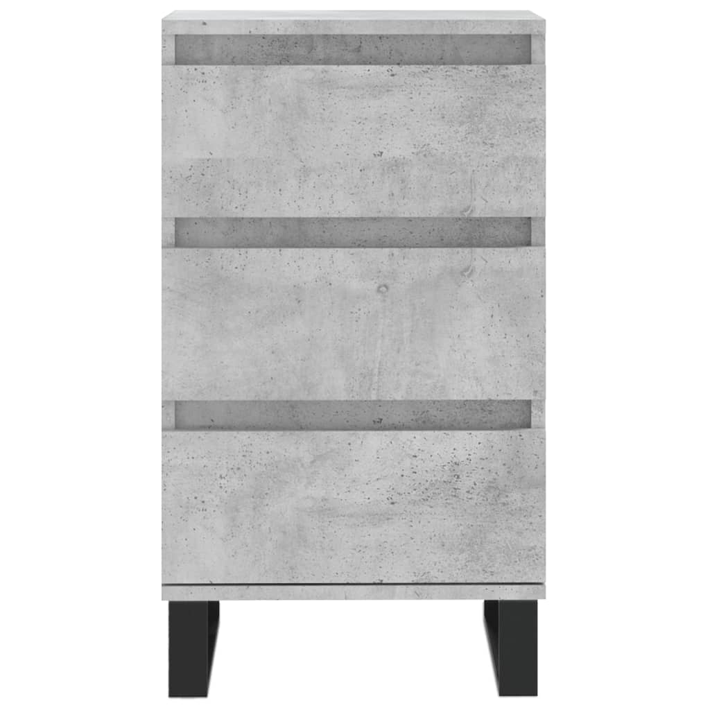 Sideboard Betongrau 40x35x70 cm Holzwerkstoff