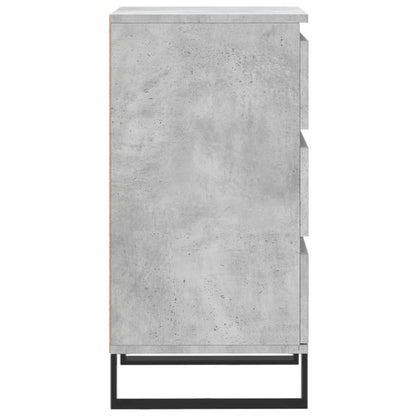 Sideboard Betongrau 40x35x70 cm Holzwerkstoff