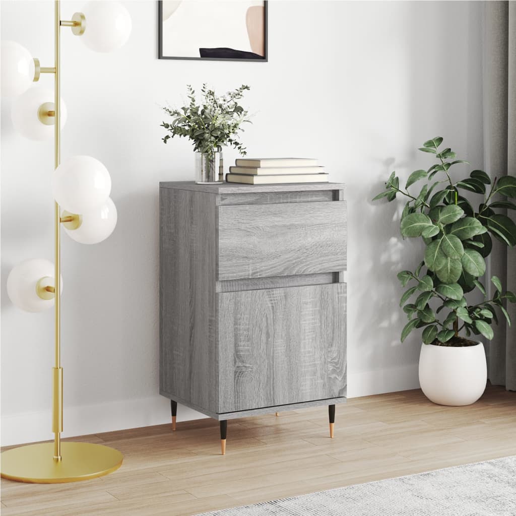 Sideboard Grau Sonoma 40x35x70 cm Holzwerkstoff