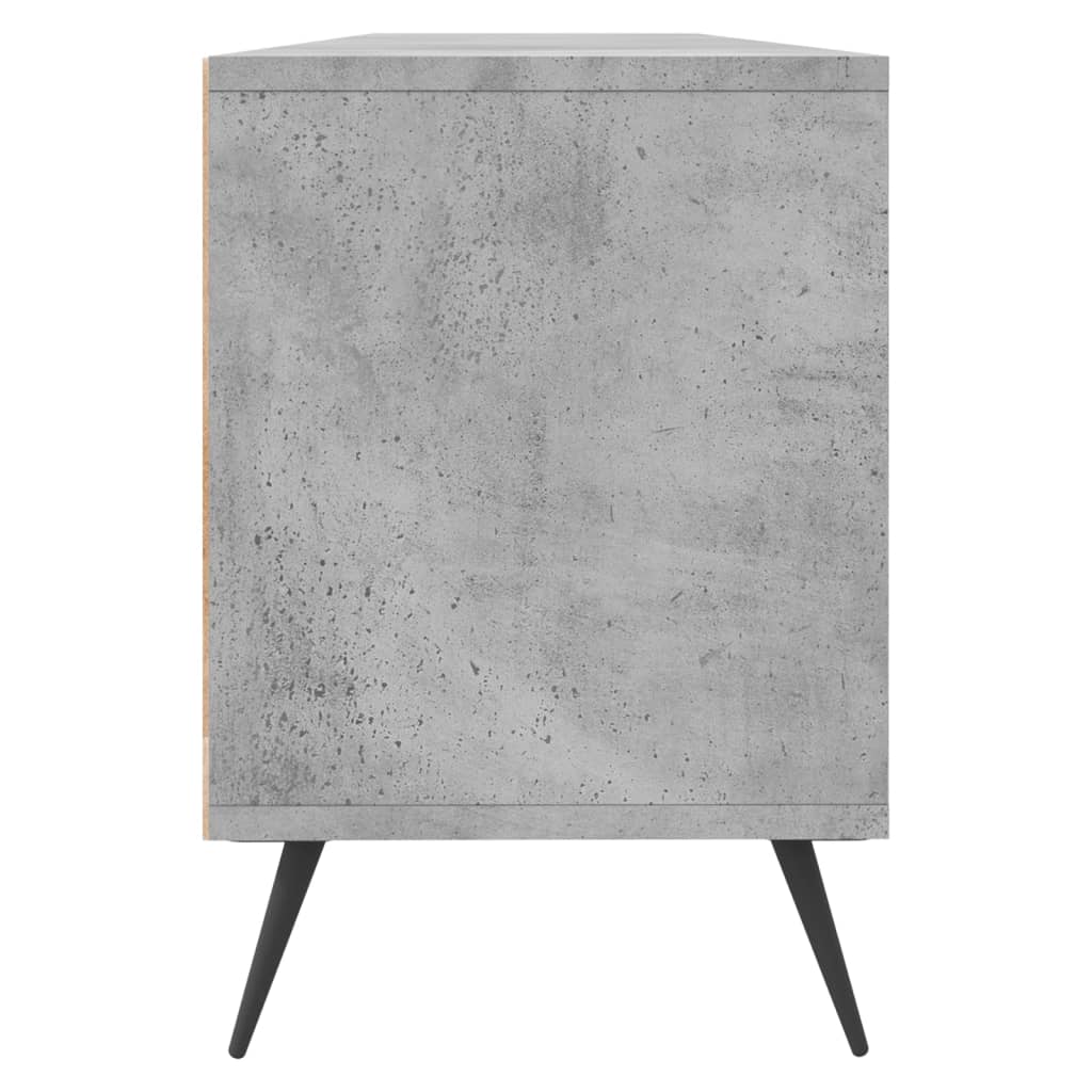 Meuble TV gris béton 150x30x44,5 cm en bois