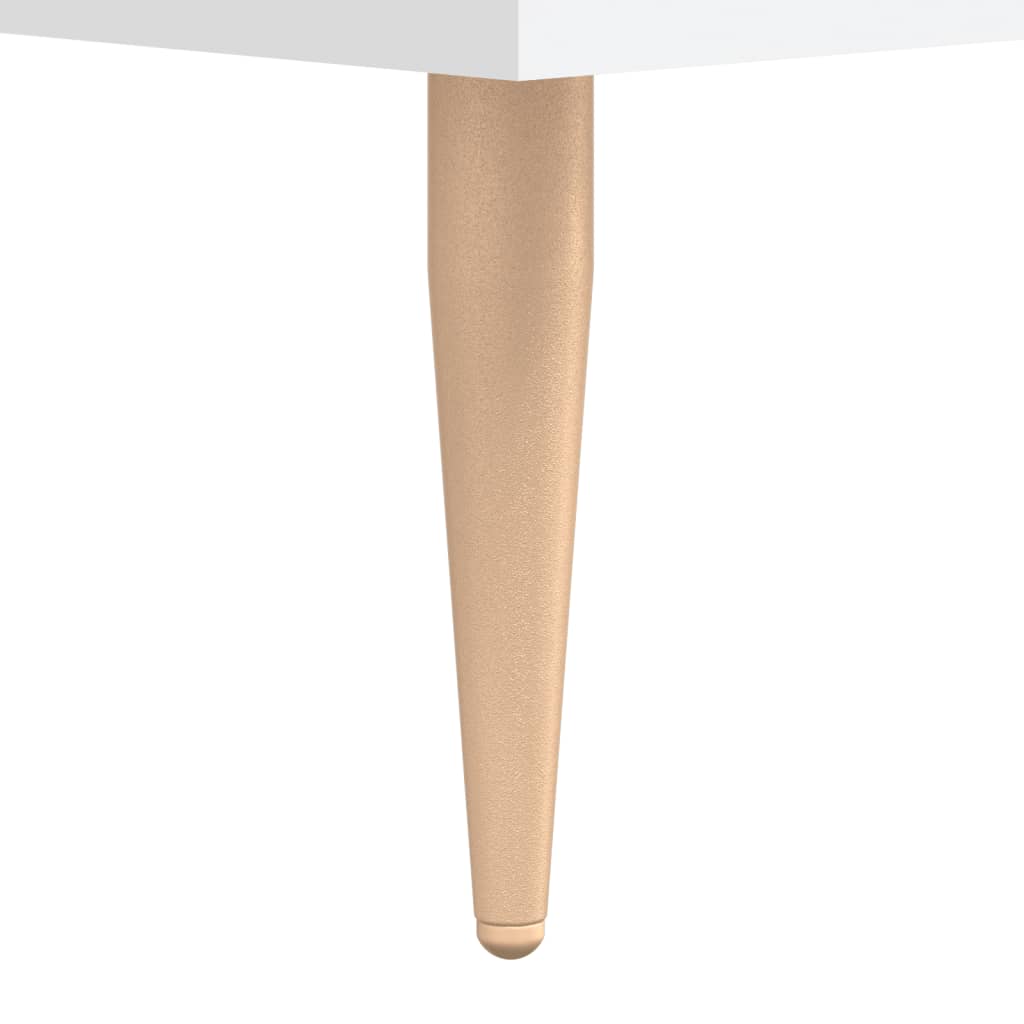 Meuble TV blanc 150x30x44,5 cm en bois