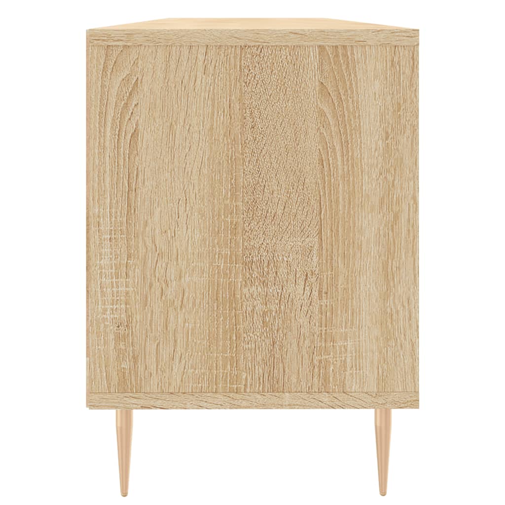 Meuble TV chêne Sonoma 150x30x44,5 cm matériau bois