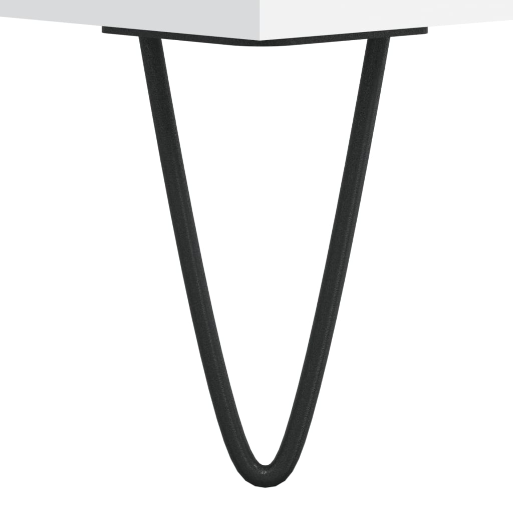 Meuble TV blanc 150x30x44,5 cm en bois