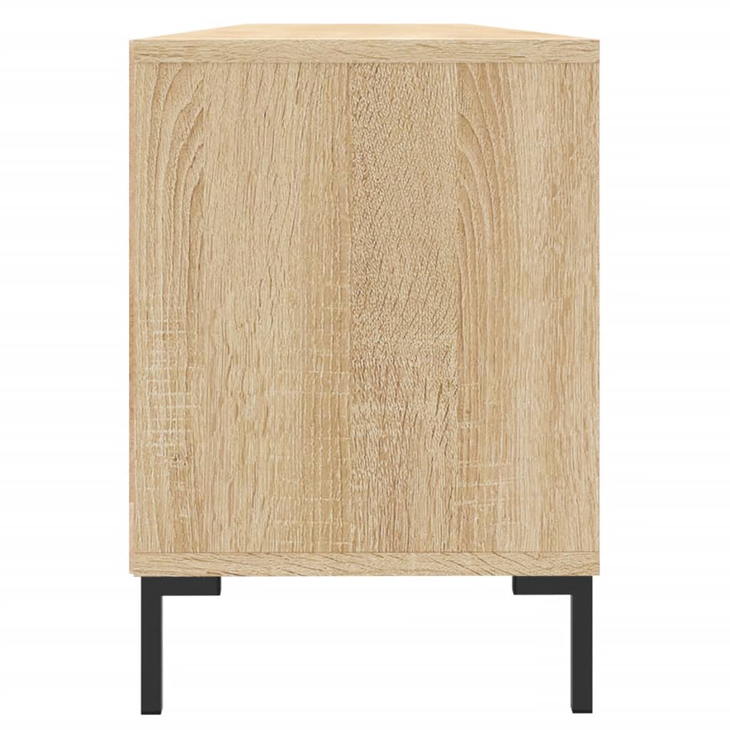 Meuble TV chêne Sonoma 150x30x44,5 cm matériau bois