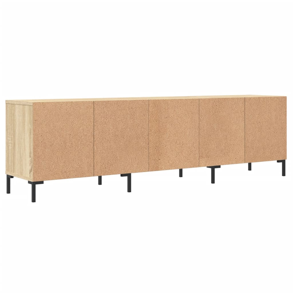 Meuble TV chêne Sonoma 150x30x44,5 cm matériau bois