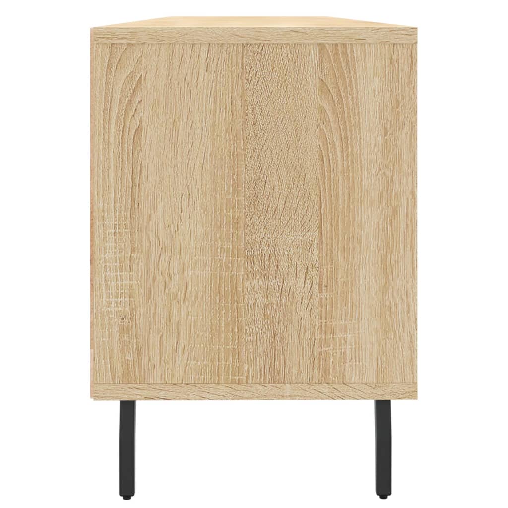 Meuble TV chêne Sonoma 150x30x44,5 cm matériau bois