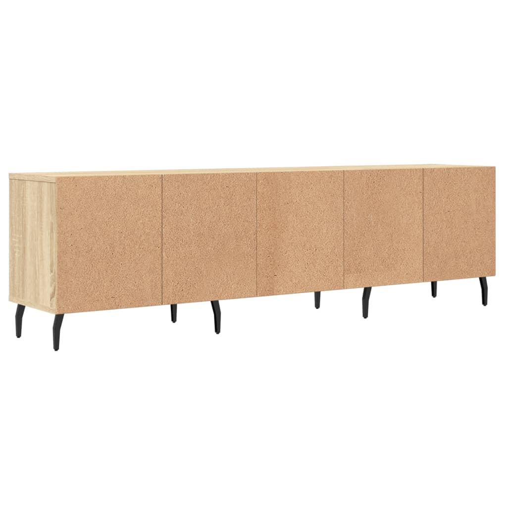 Meuble TV chêne Sonoma 150x30x44,5 cm matériau bois