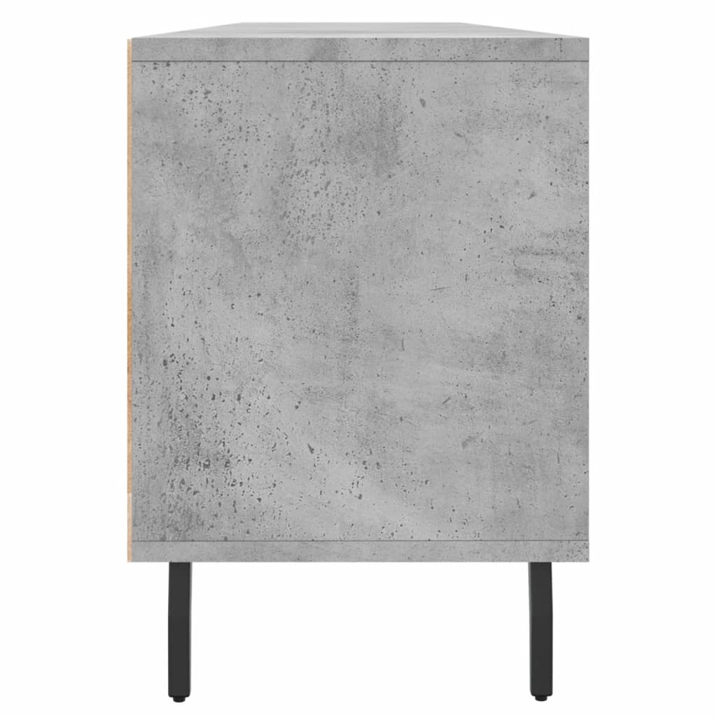 Meuble TV gris béton 150x30x44,5 cm en bois