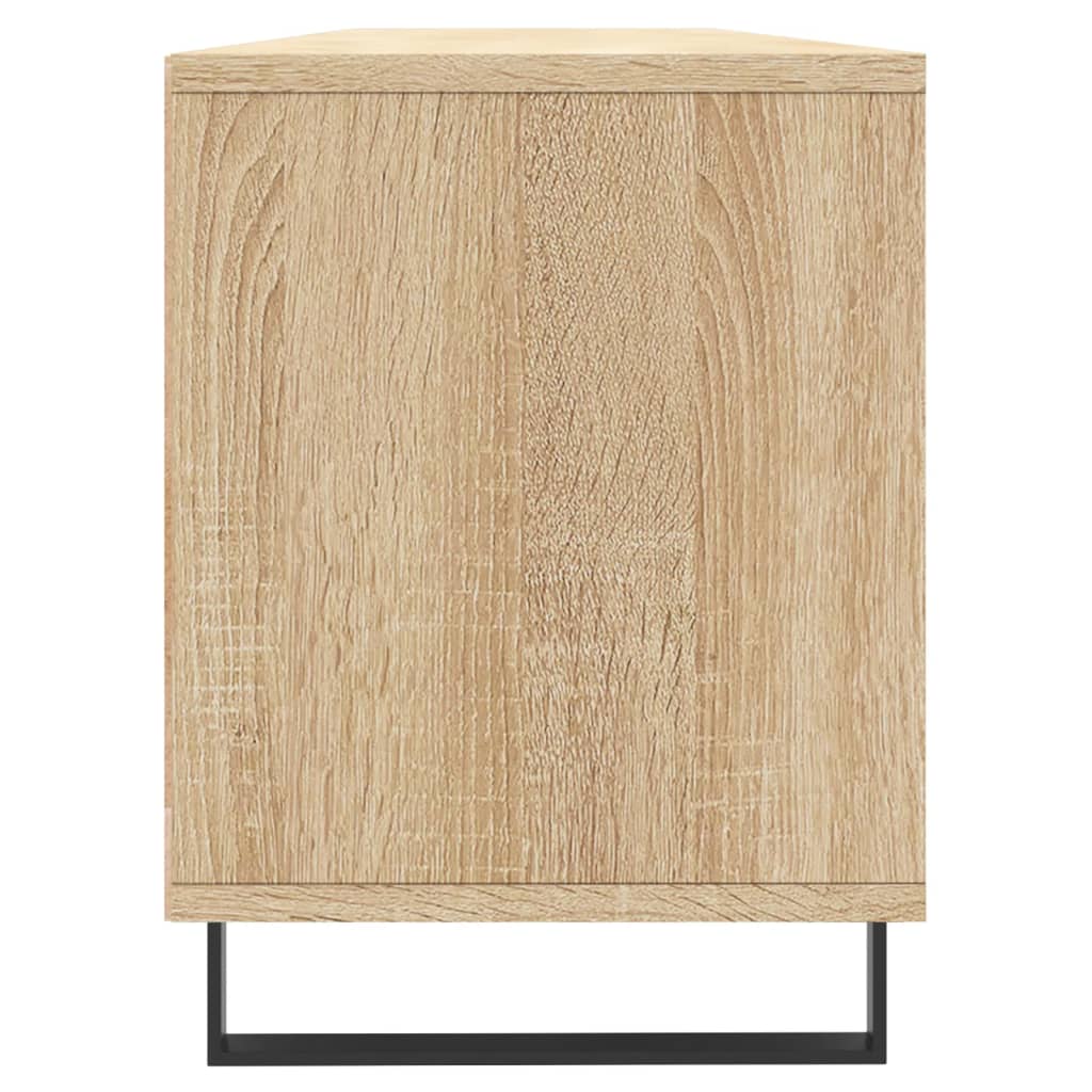 Meuble TV chêne Sonoma 150x30x44,5 cm matériau bois