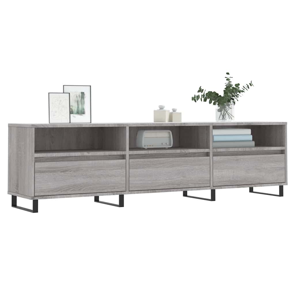 TV-Schrank Grau Sonoma 150x30x44,5 cm Holzwerkstoff