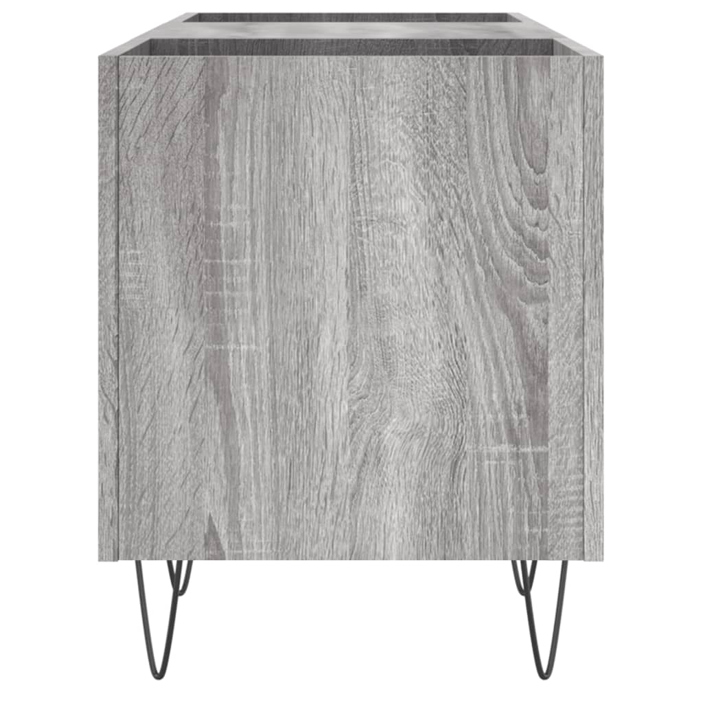 Armoire à panneaux gris Sonoma 121x38x48 cm matériau bois