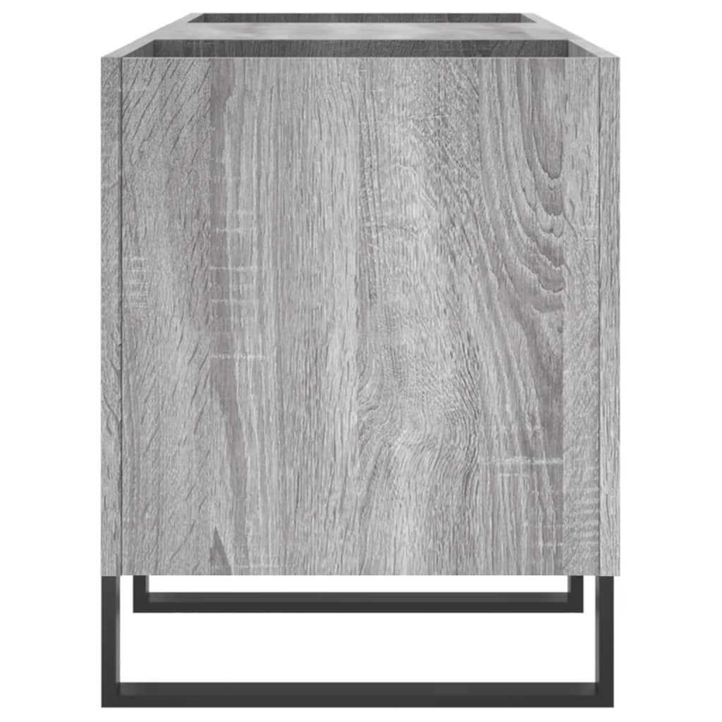 Armoire à panneaux gris Sonoma 121x38x48 cm matériau bois
