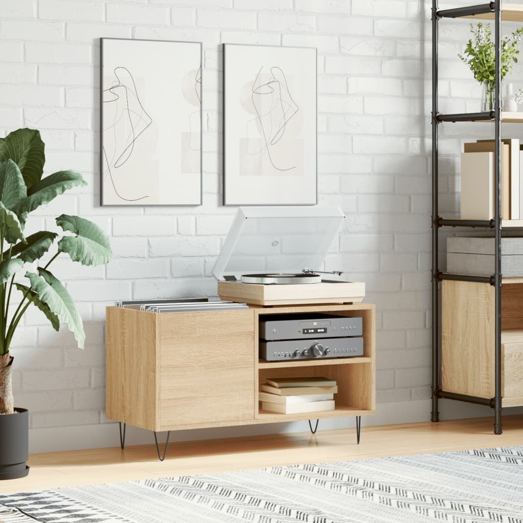 Record Cabinet Sonoma Oak 85x38x48 cm Wood Material