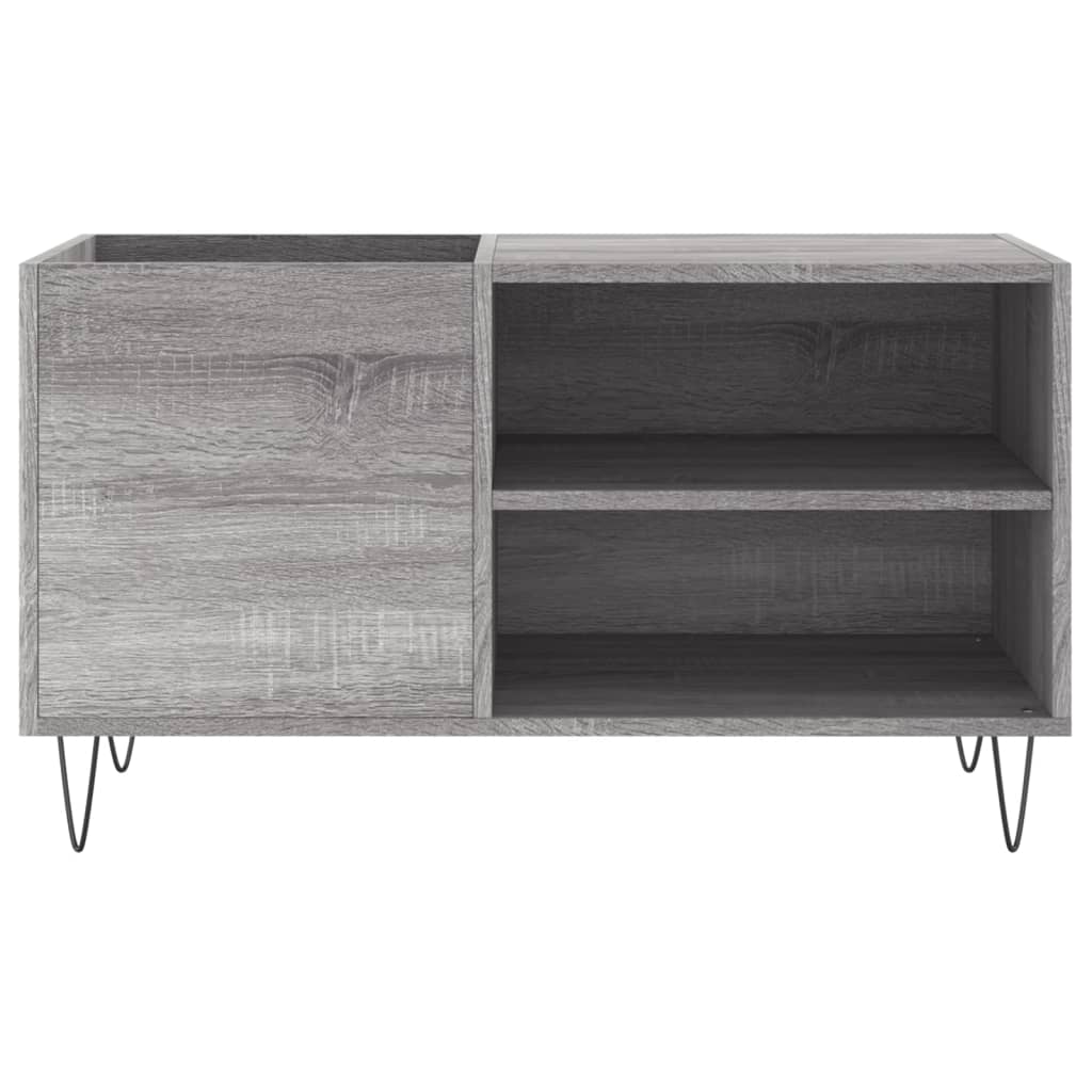 Record Cabinet Gray Sonoma 85x38x48 cm Wood Material