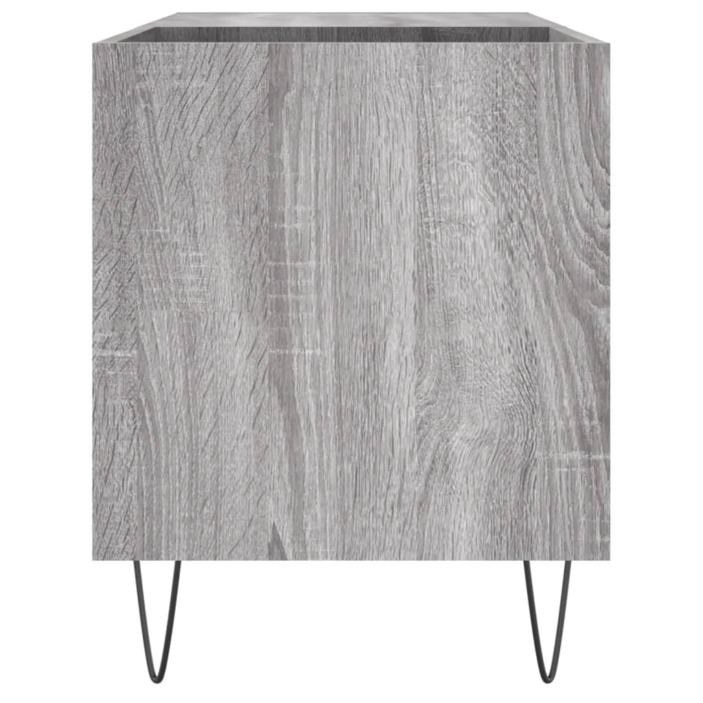 Record Cabinet Gray Sonoma 85x38x48 cm Wood Material