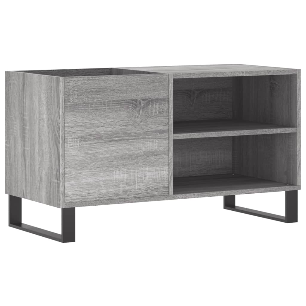 Record Cabinet Gray Sonoma 85x38x48 cm Wood Material