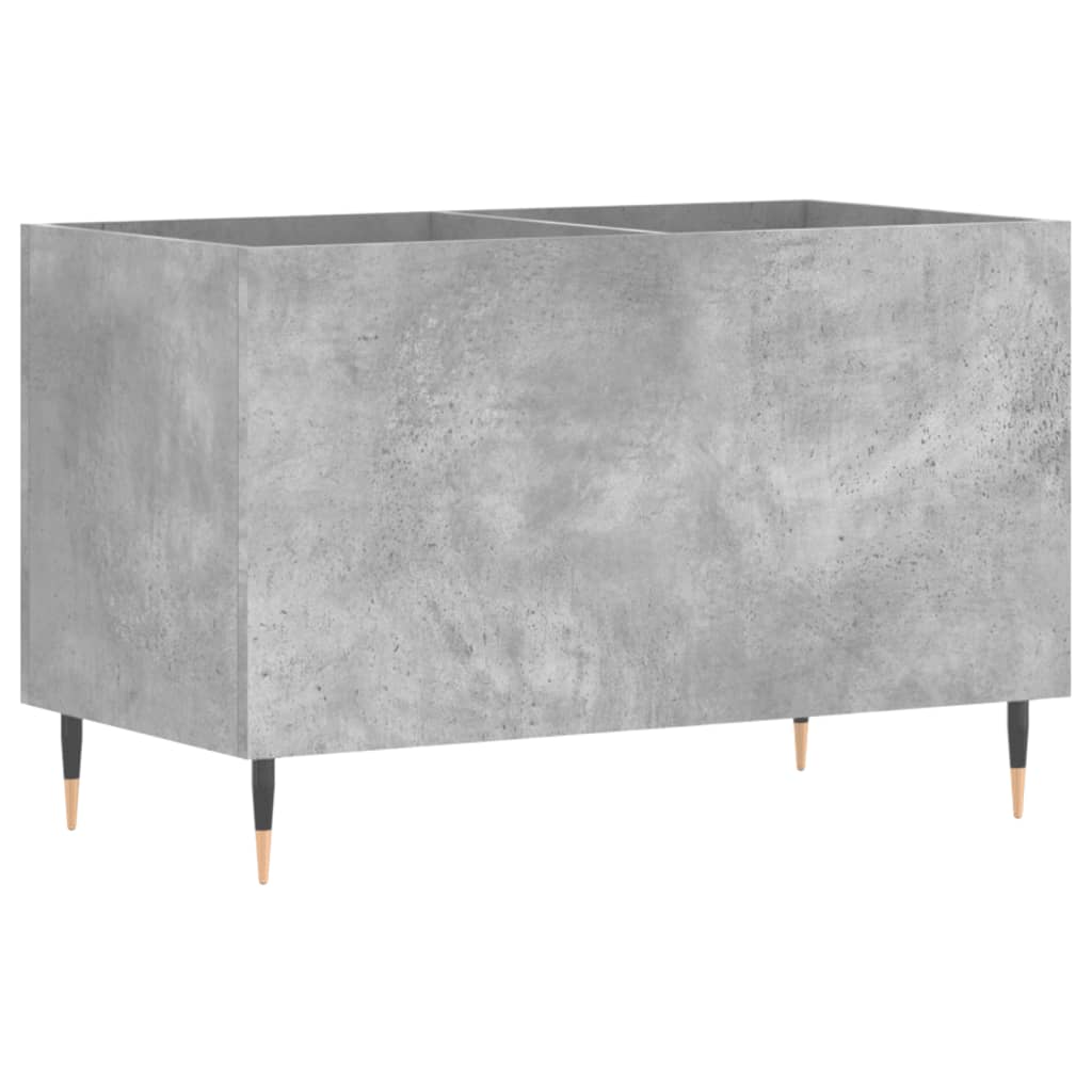 Armoire à panneaux gris béton 74,5x38x48 cm en bois