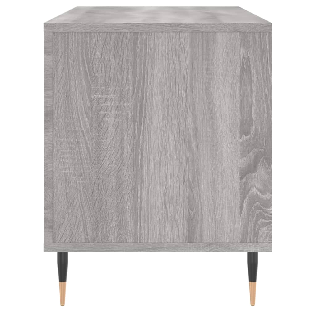 Record Cabinet Gray Sonoma 100x38x48 cm Wood Material