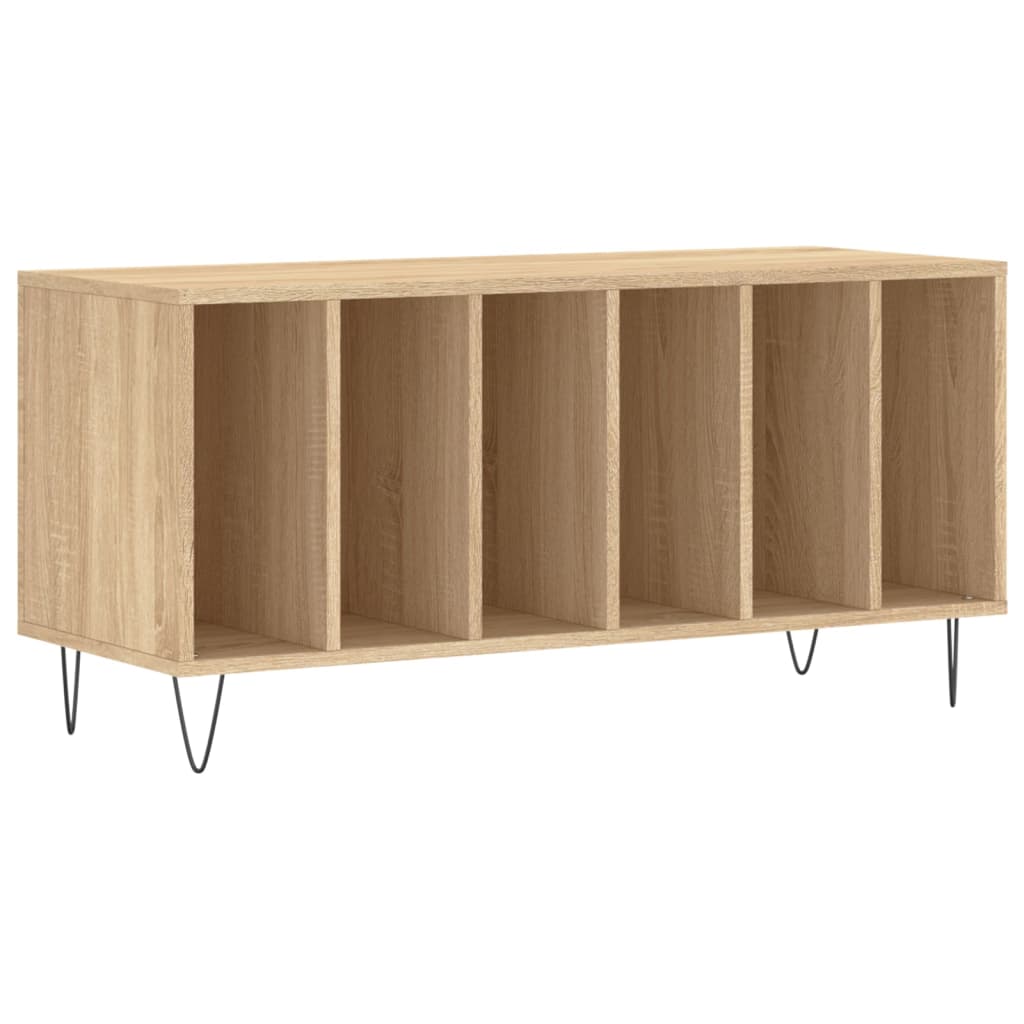 Record Cabinet Sonoma Oak 100x38x48 cm Wood Material