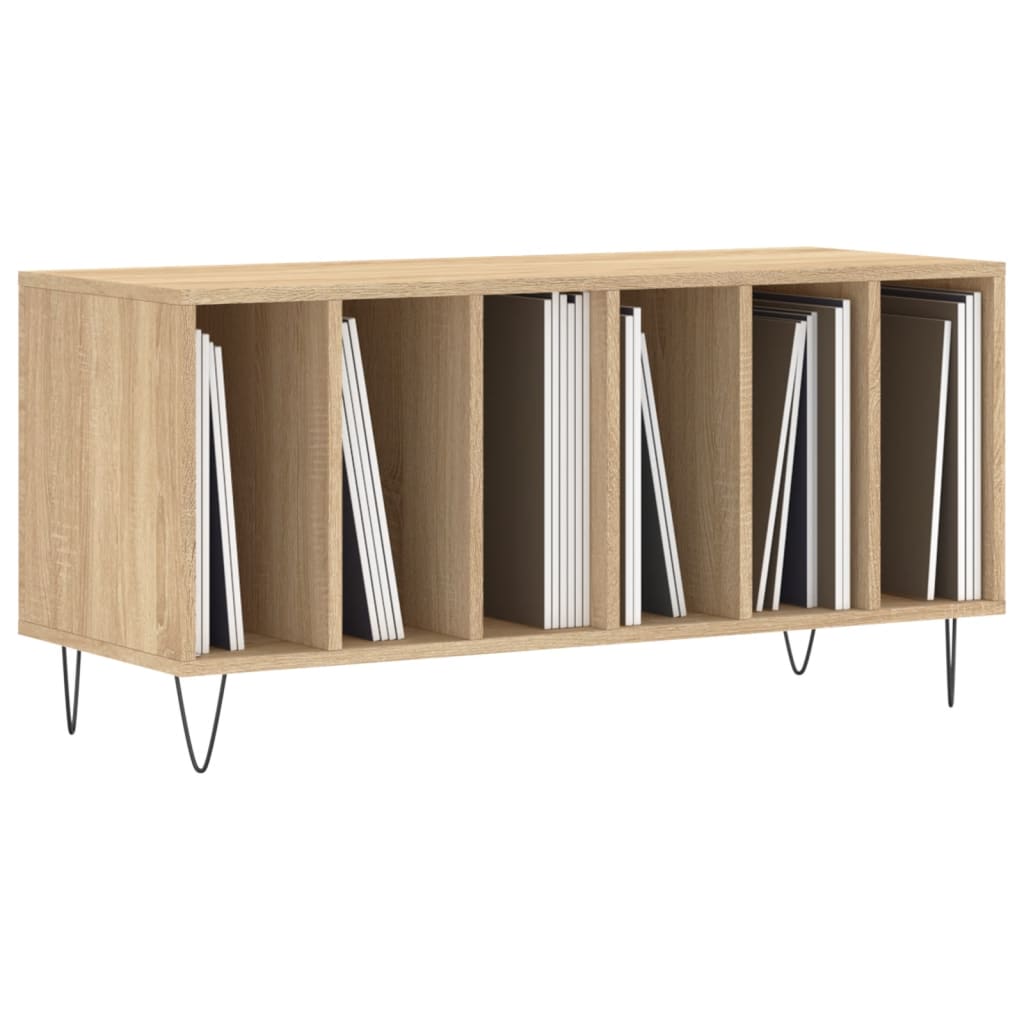 Record Cabinet Sonoma Oak 100x38x48 cm Wood Material