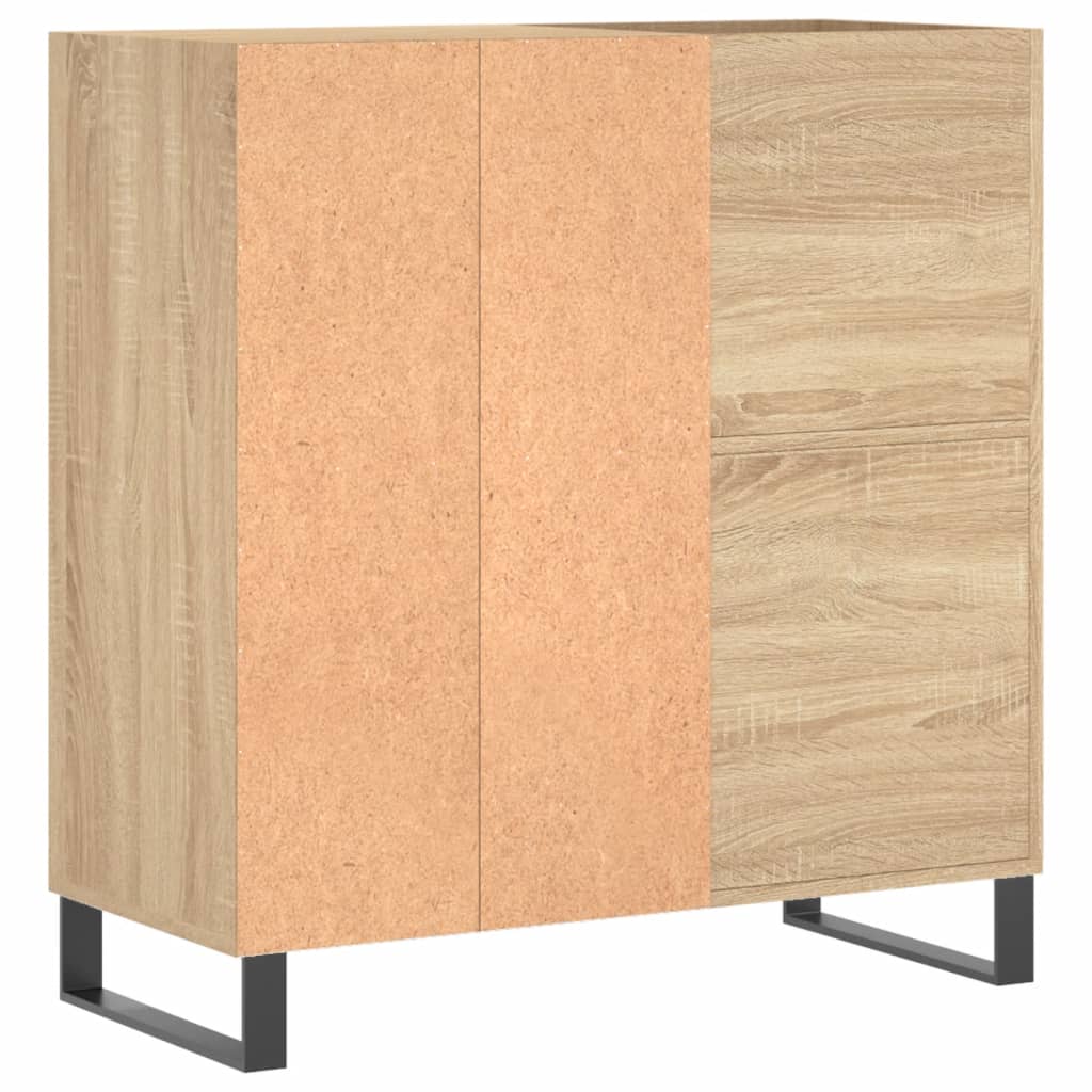 Record Cabinet Sonoma Oak 84.5x38x89 cm Wood Material