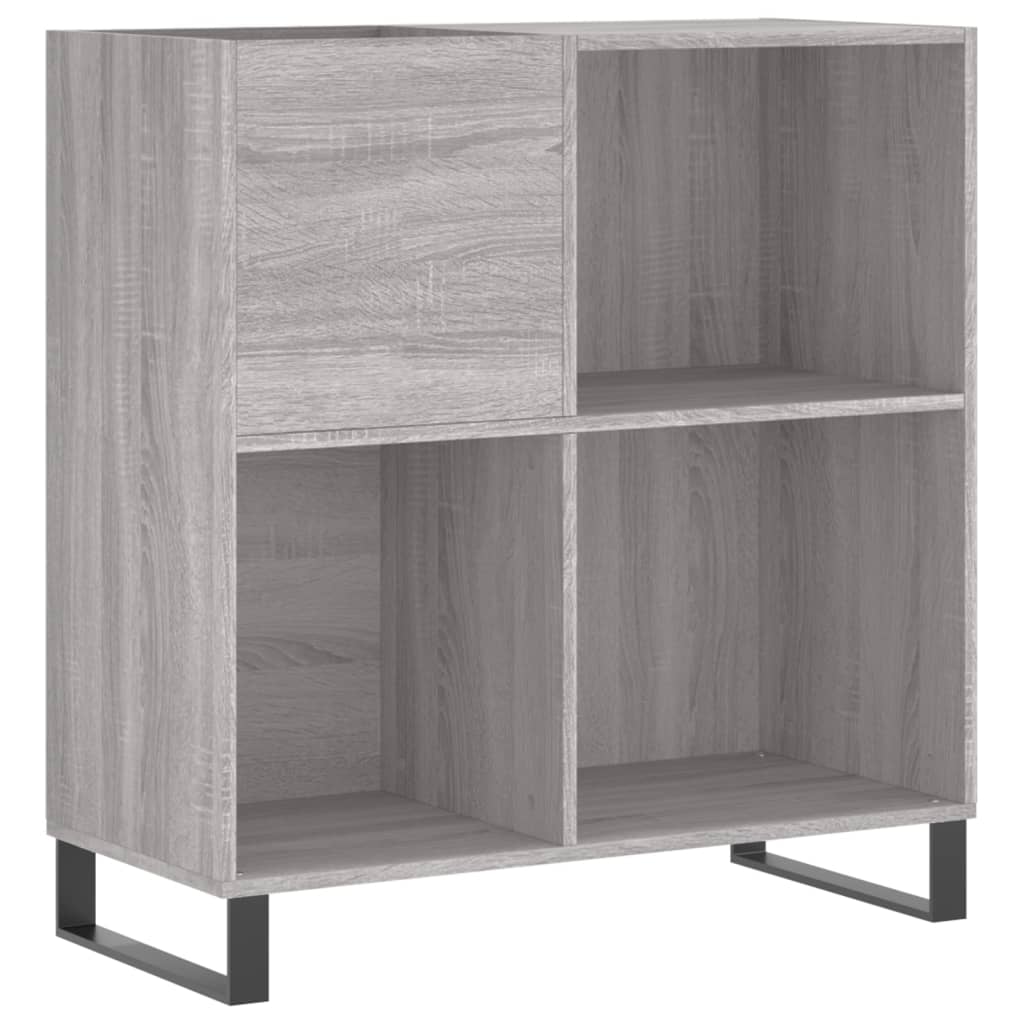 Armoire à panneaux gris Sonoma 84,5x38x89 cm matériau bois