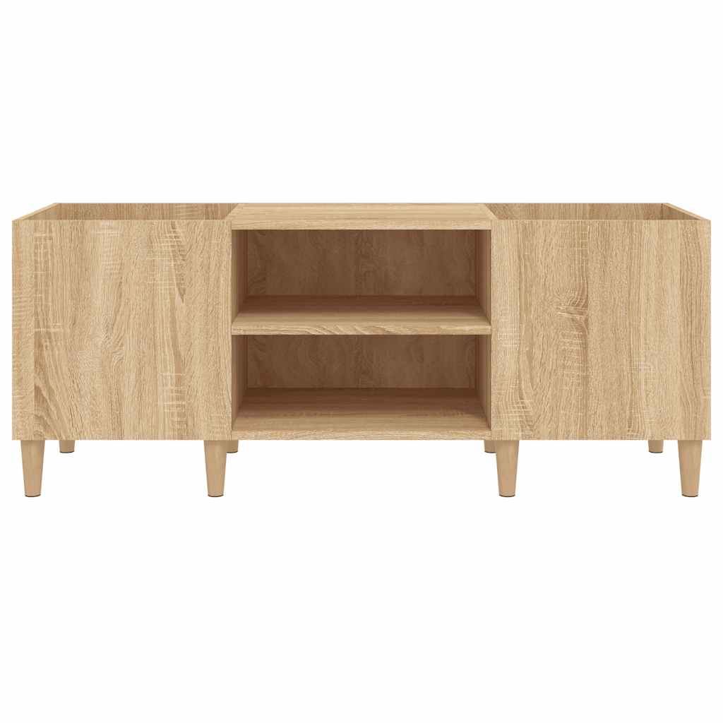 Schallplattenschrank Sonoma-Eiche 121 x 38 x 48 cm Holzwerkstoff