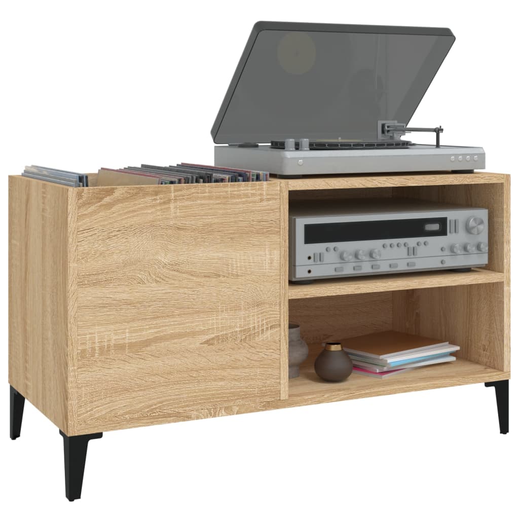 Record cabinet Sonoma oak 84.5x38x48 cm wood material