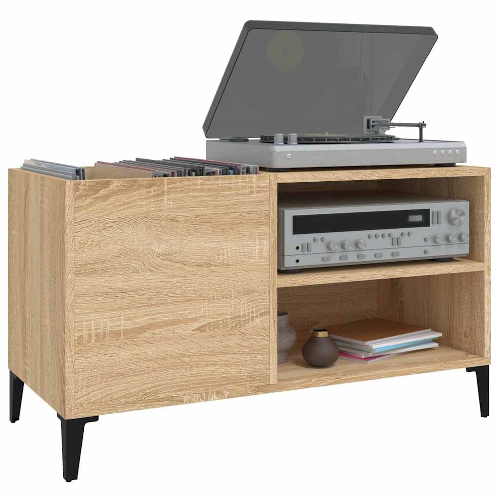 Plattenschrank Sonoma-Eiche 84,5x38x48 cm Holzwerkstoff