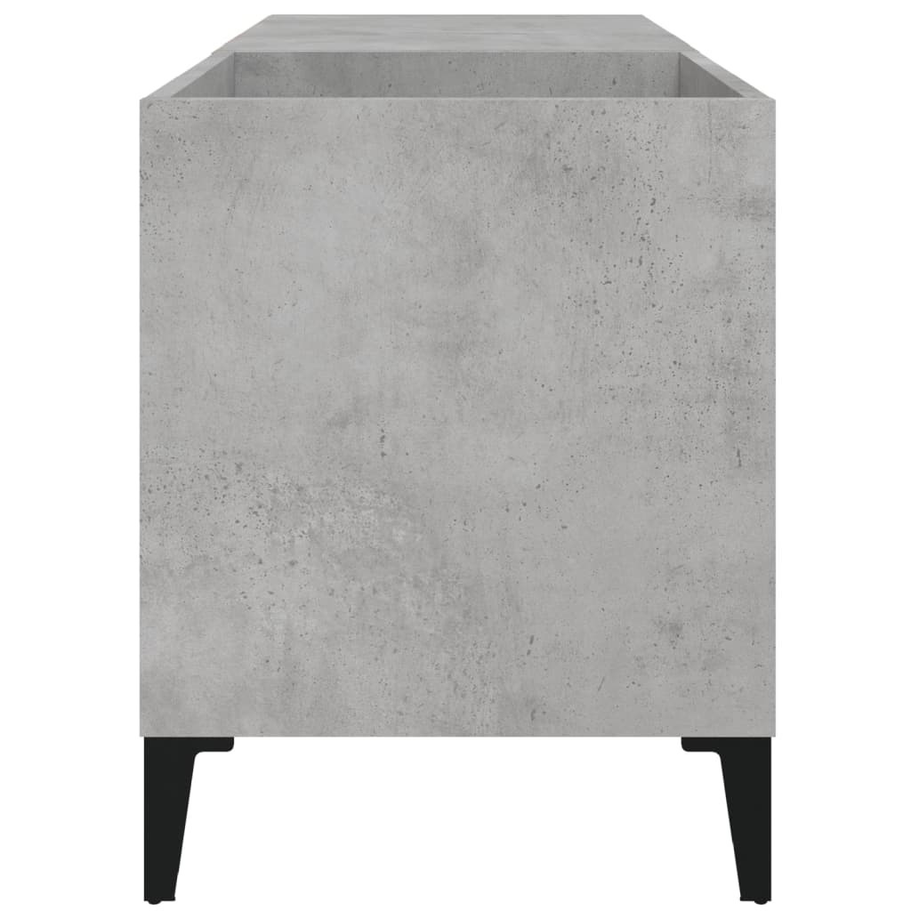 Armoire à panneaux gris béton 84,5x38x48 cm en bois