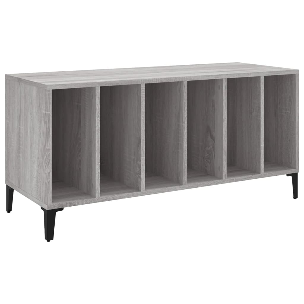 Record Cabinet Gray Sonoma 100x38x48 cm Wood Material