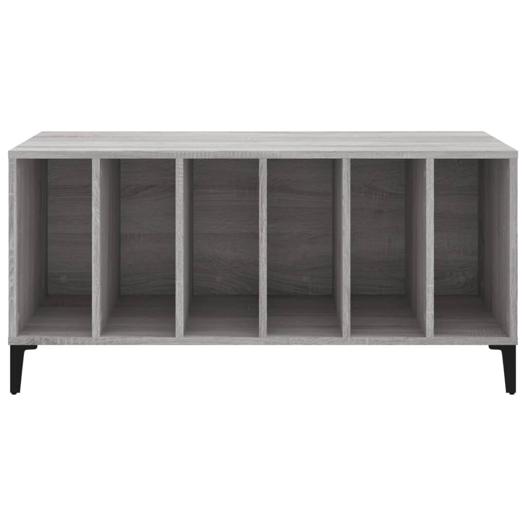 Record Cabinet Gray Sonoma 100x38x48 cm Wood Material