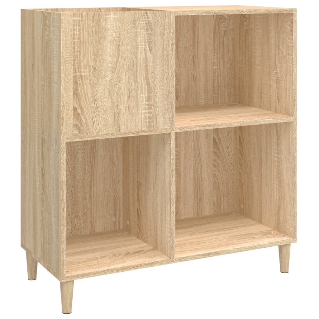 Record Cabinet Sonoma Oak 84.5x38x89 cm Wood Material