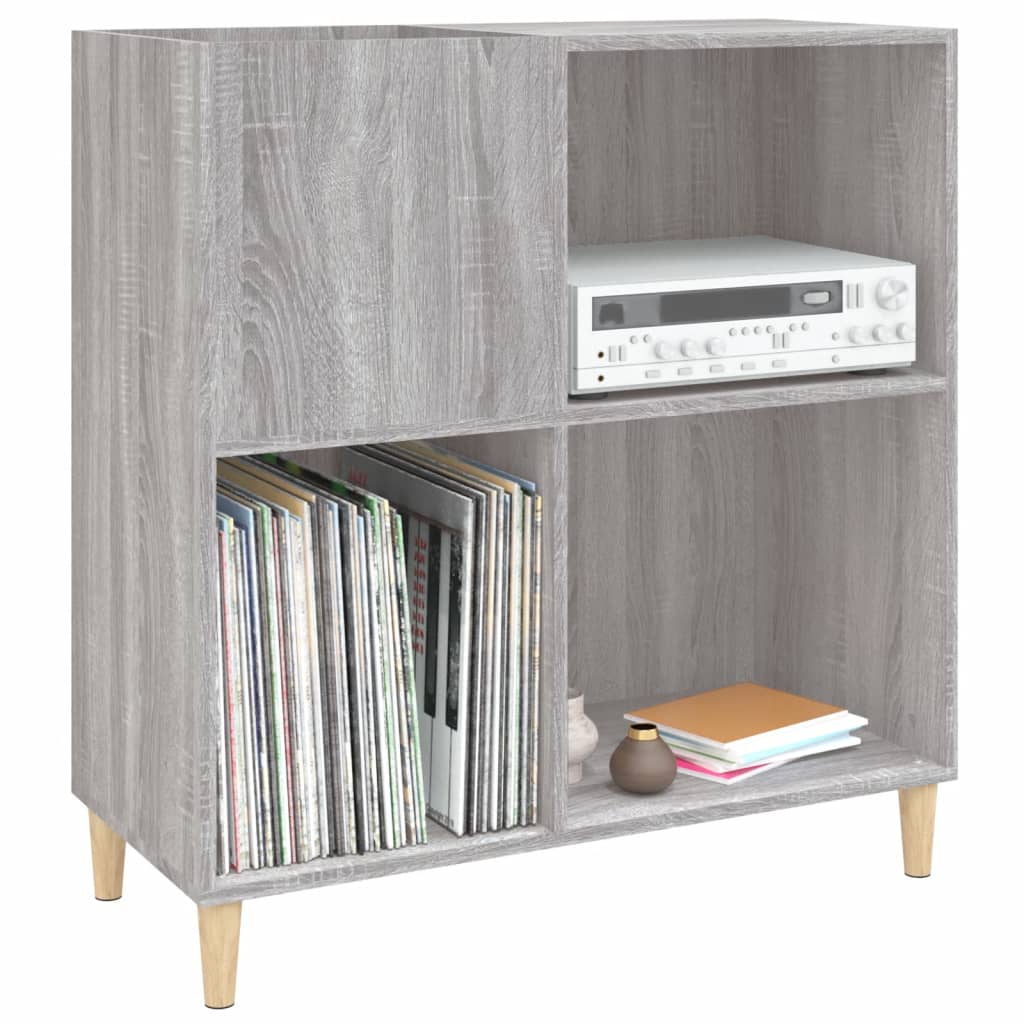 Armoire à panneaux gris Sonoma 84,5x38x89 cm matériau bois