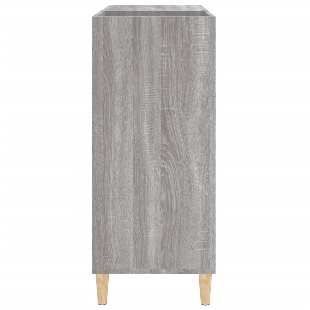 Armoire à panneaux gris Sonoma 84,5x38x89 cm matériau bois