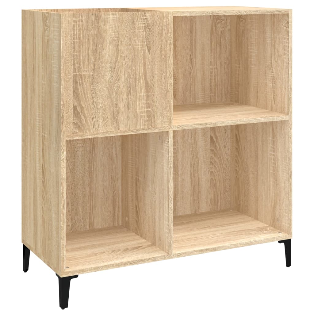 Record Cabinet Sonoma Oak 84.5x38x89 cm Wood Material