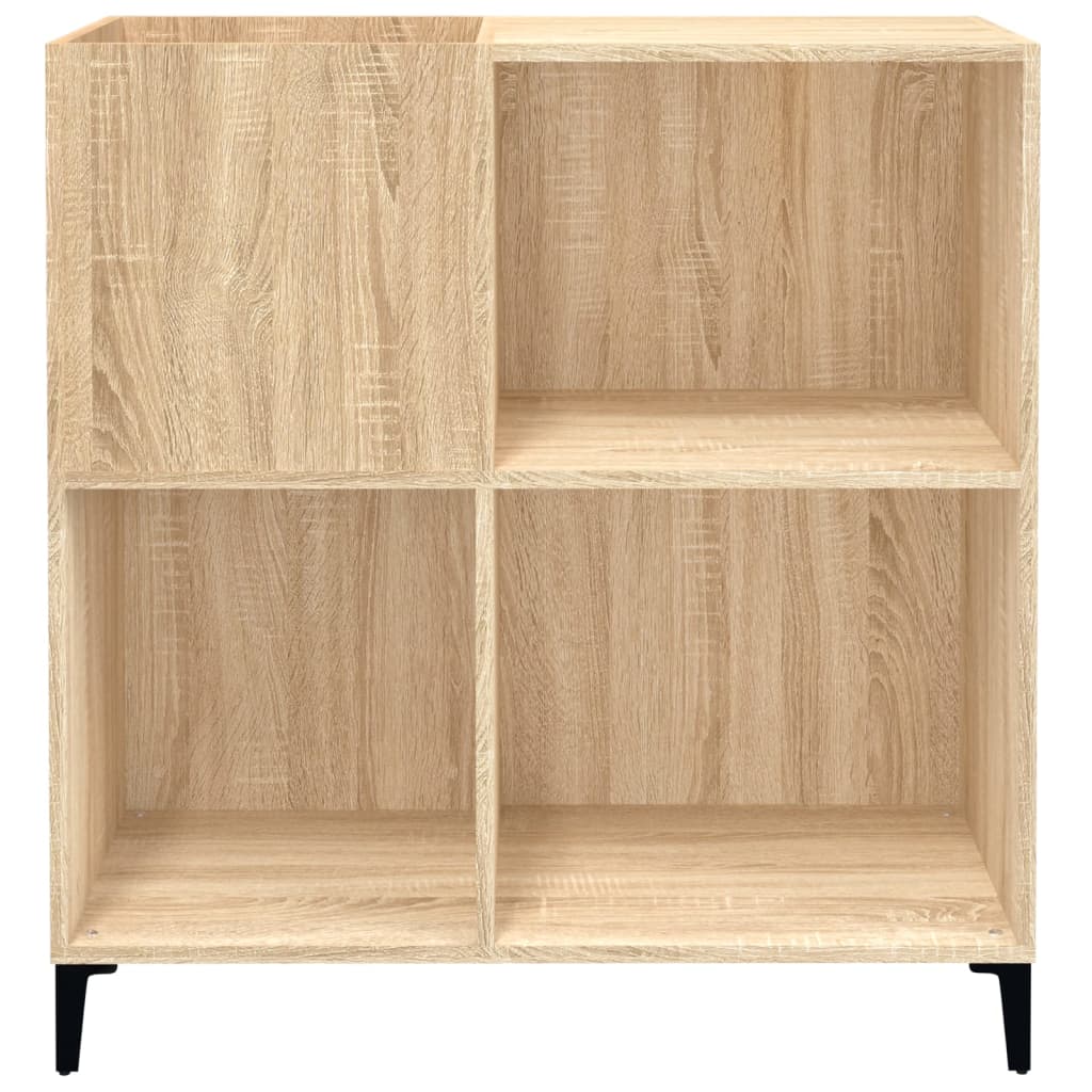 Record Cabinet Sonoma Oak 84.5x38x89 cm Wood Material