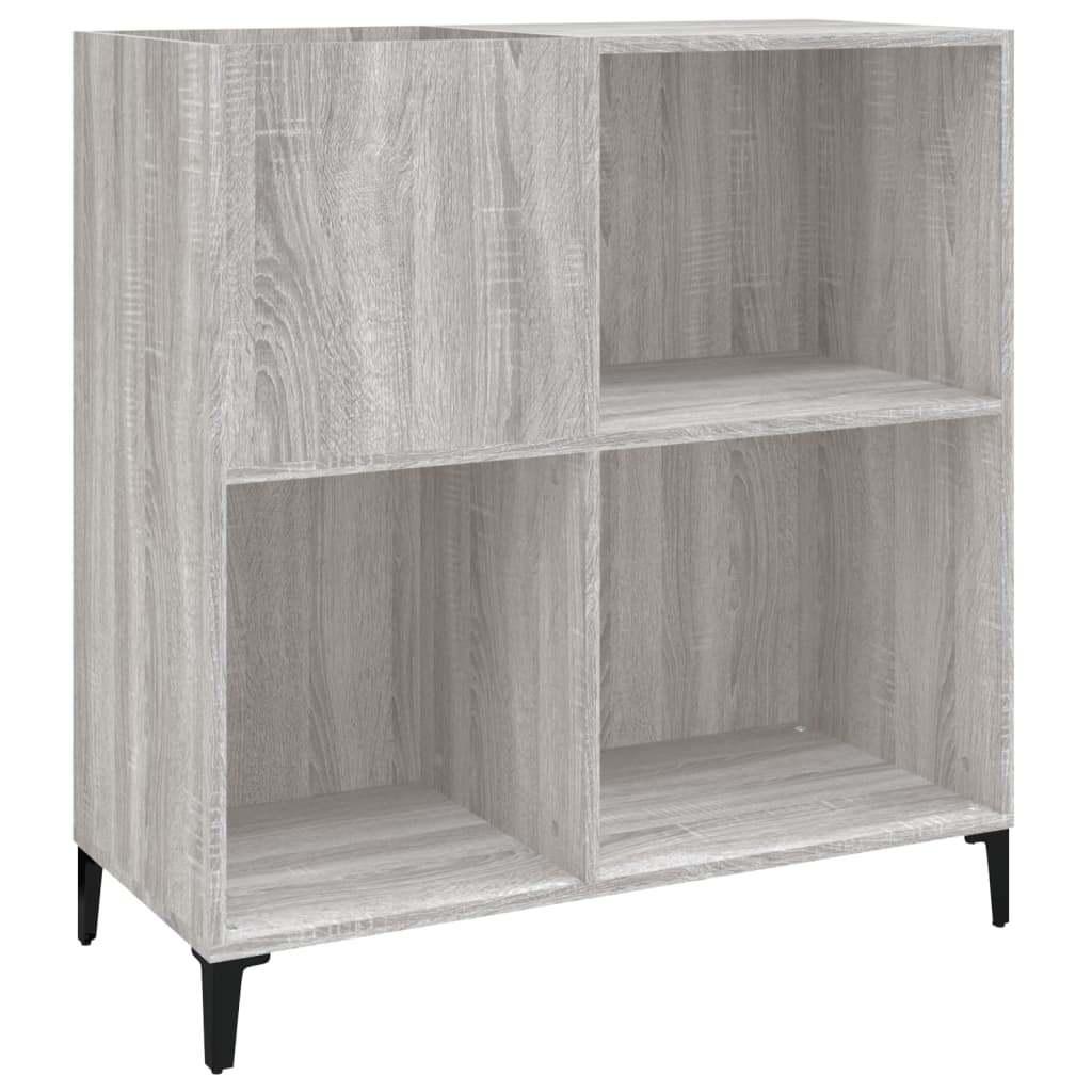 Armoire à panneaux gris Sonoma 84,5x38x89 cm matériau bois