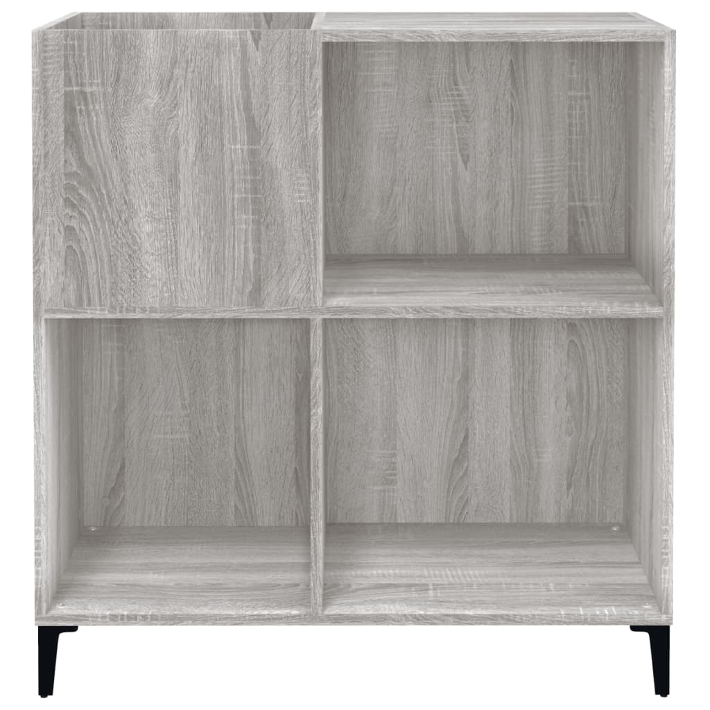 Armoire à panneaux gris Sonoma 84,5x38x89 cm matériau bois