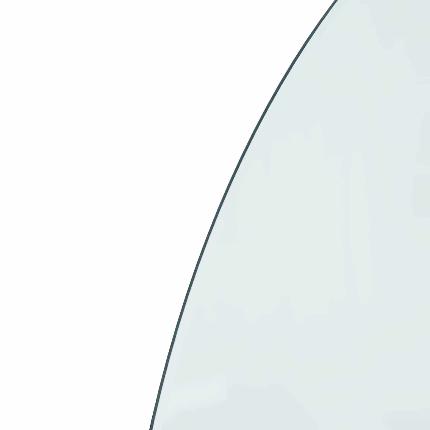 Feuerstelle Glasplatte Transparent 800 x 500 mm Glas