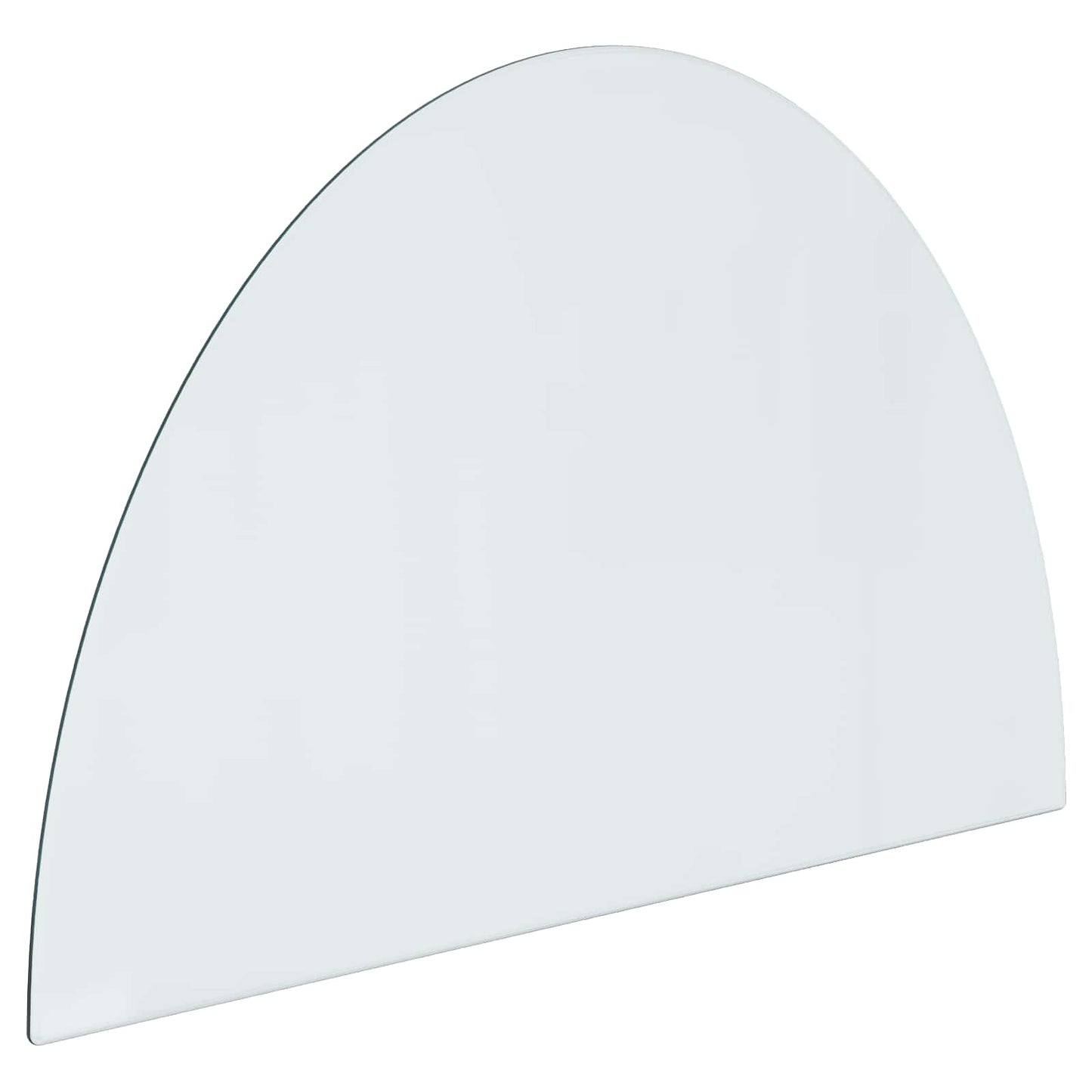 Feuerstelle Glasplatte Transparent 800 x 500 mm Glas