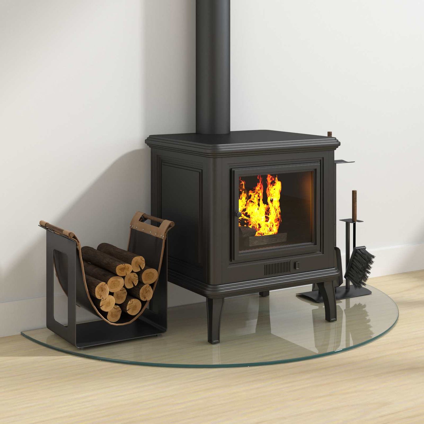 Feuerstelle Glasplatte Transparent 1000 x 500 mm Glas